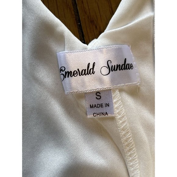 Emerald Sundae Cocktail Dress, Size Small, Lacey White - Picture 8 of 10